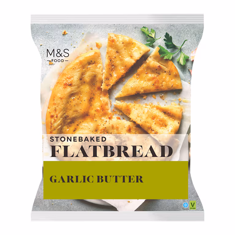 M&S Garlic Butter Flatbread