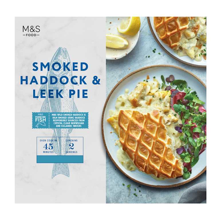 M&S Smoked Haddock and Leek Pie