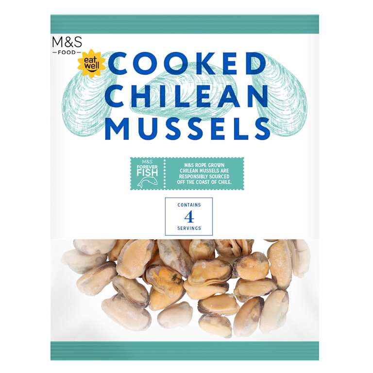 M&S Cooked Chilean Mussels