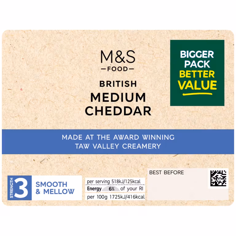 M&S British Medium Cheddar