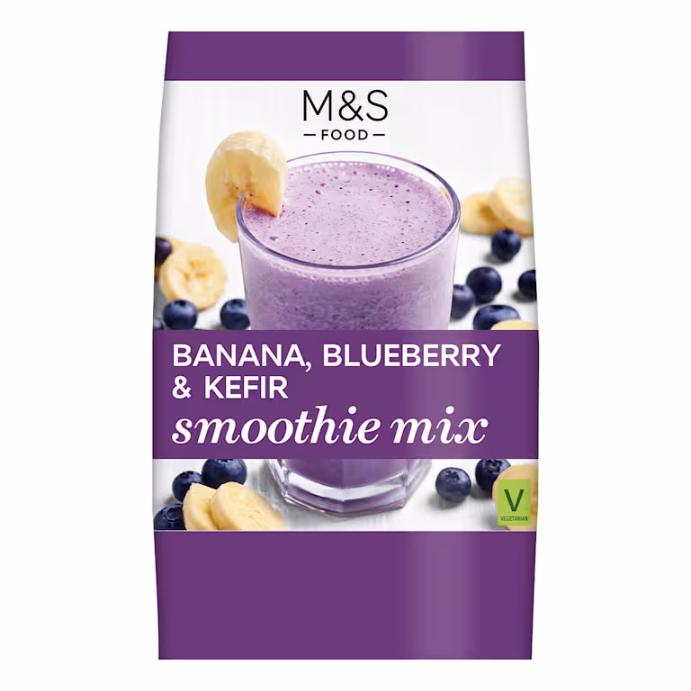 M&S Banana, Blueberry and Kefir Smoothie Mix
