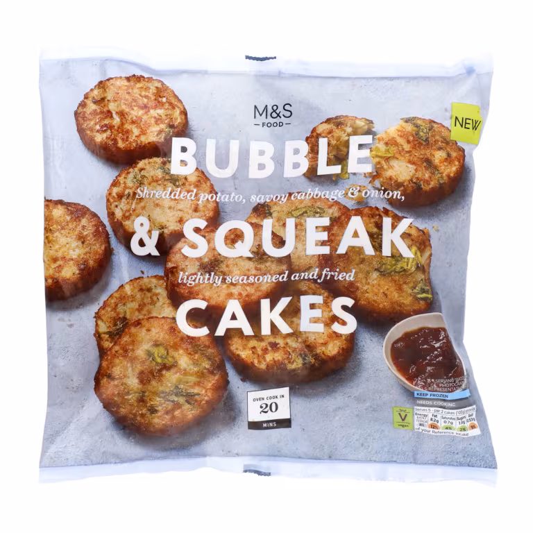 M&S Bubble and Squeak Cakes
