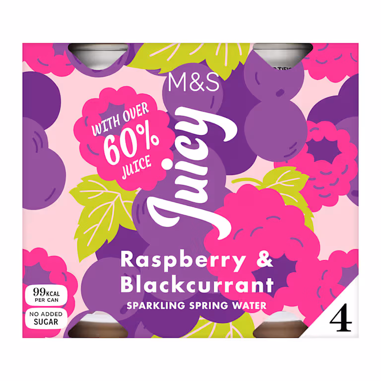 M&S Juicy Raspberry & Blackcurrant