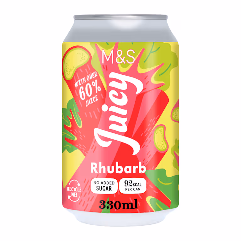 M&S Rhubarb with Sparkling Spring Water