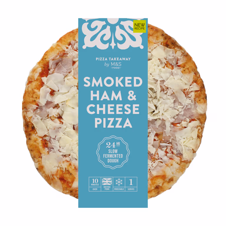 M&S Smoked Ham & Cheese Pizza