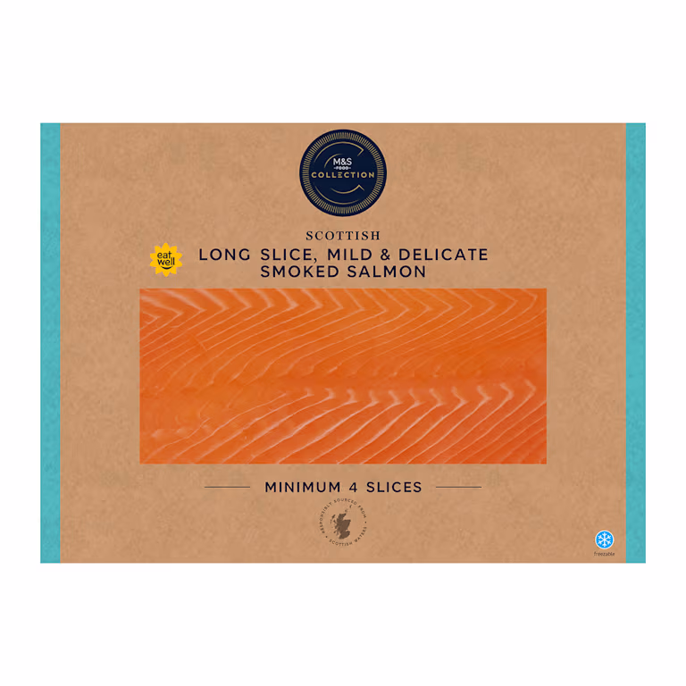 M&S Scottish Long Slice Smoked Salmon