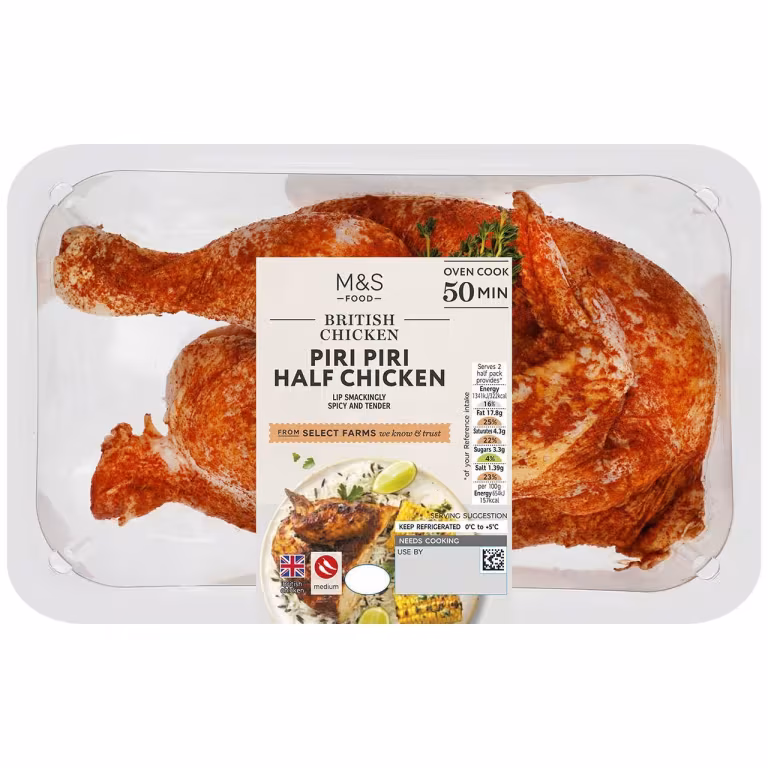 M&S British Piri Piri Half Chicken