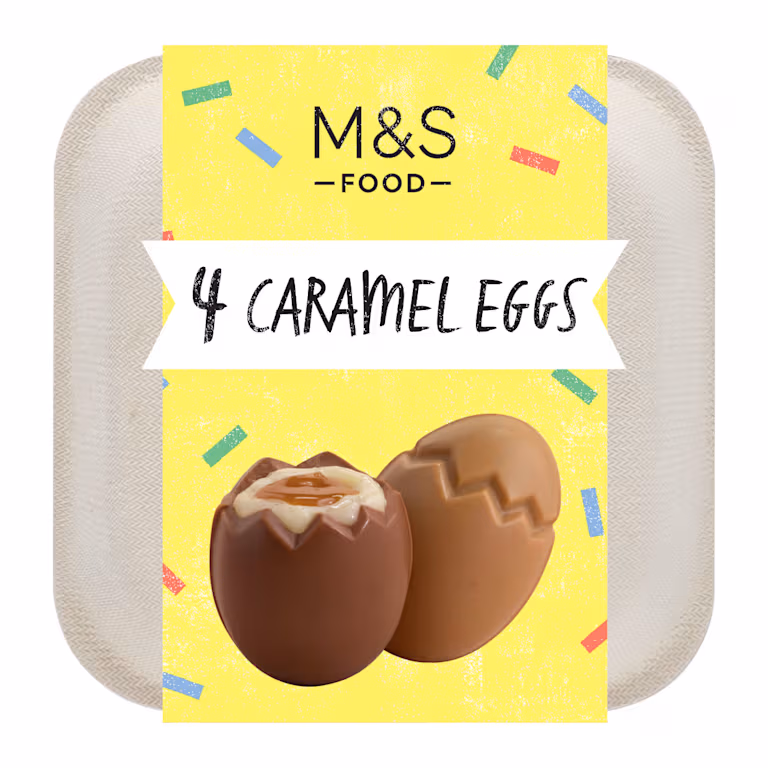 M&S Eggstra Gooey Caramel Eggs