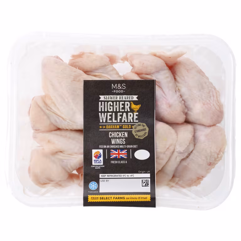 M&S Oakham Gold Chicken Wings
