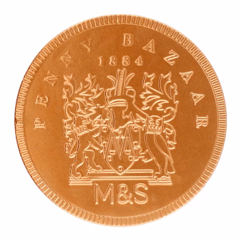 M&S Giant Chocolate Coin