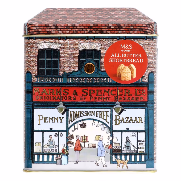 M&S Penny Bazaar All Butter Shortbread Biscuit Tin