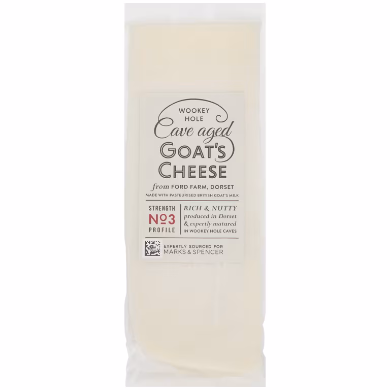 M&S Wookey Hole Cave Aged Goat's Cheese