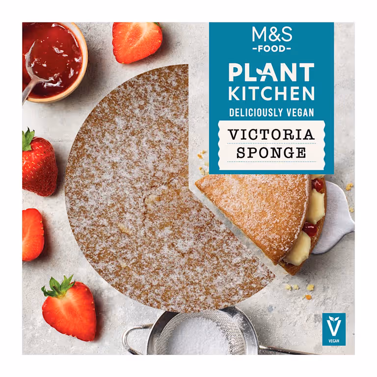 M&S Plant Kitchen Victoria Sponge Cake