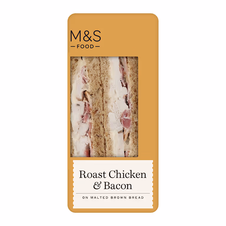 M&S Roast Chicken and Bacon Sandwich