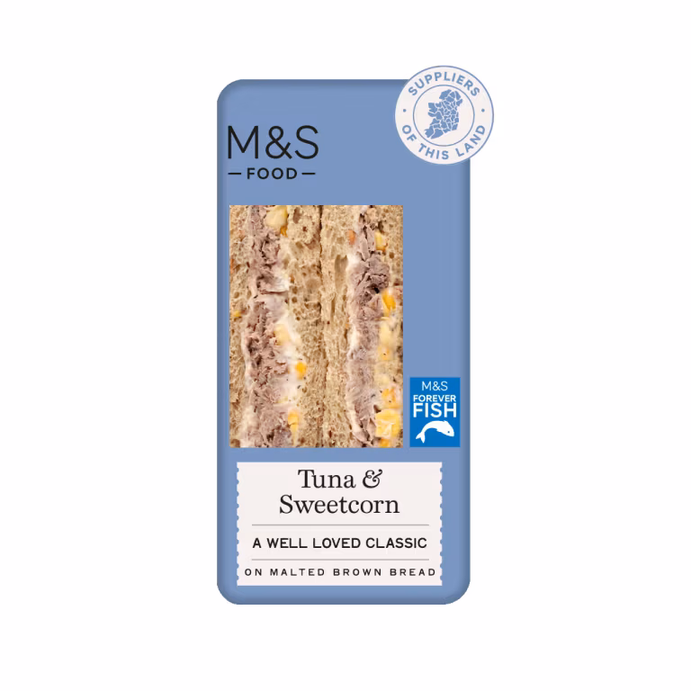 M&S Tuna and Sweetcorn Sandwich
