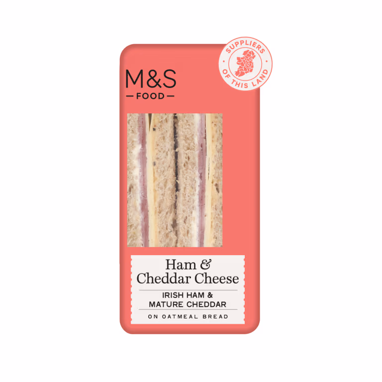 M&S Ham and Cheddar Cheese Sandwich
