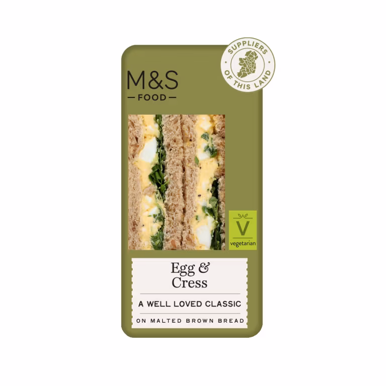 M&S Irish Egg and Watercress Sandwich