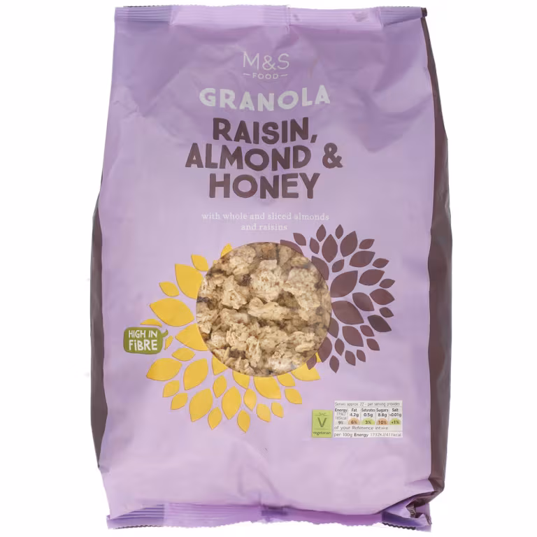 M&S Raisin, Almond and Honey Granola
