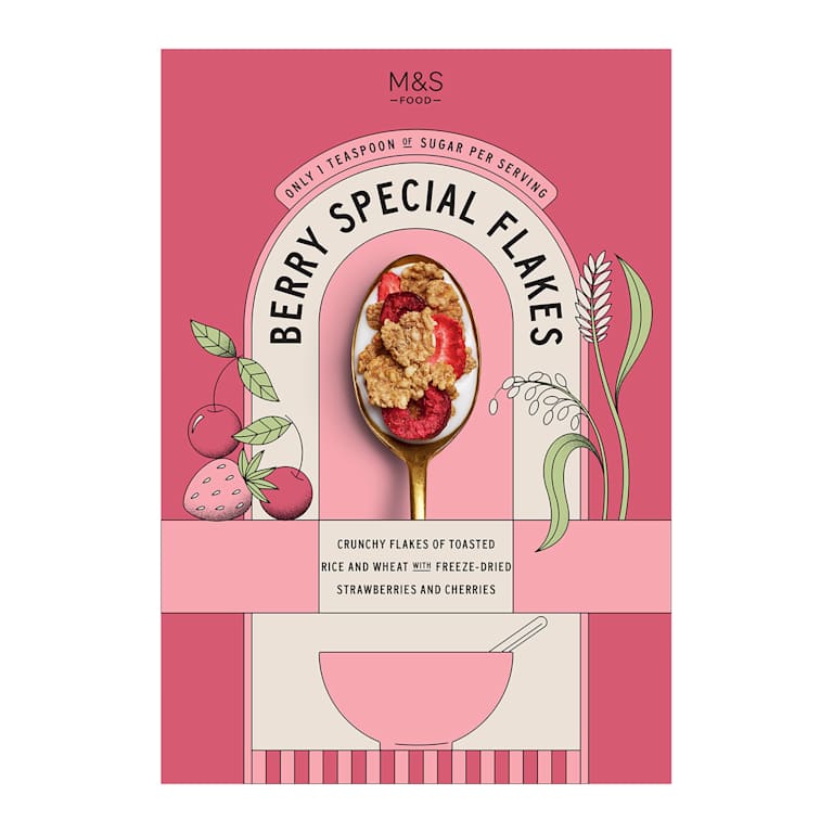 M&S Berry Special Flakes