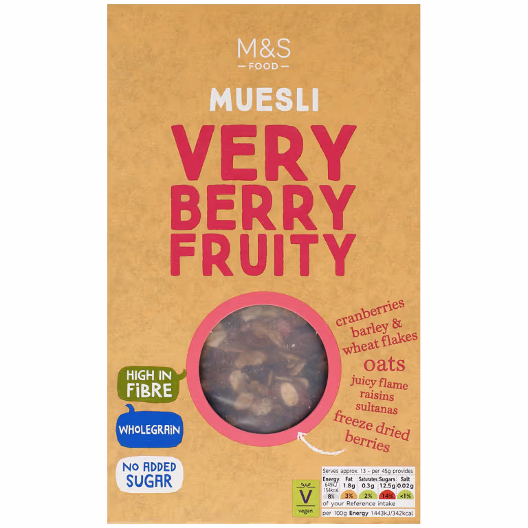 M&S Very Berry Fruity Muesli