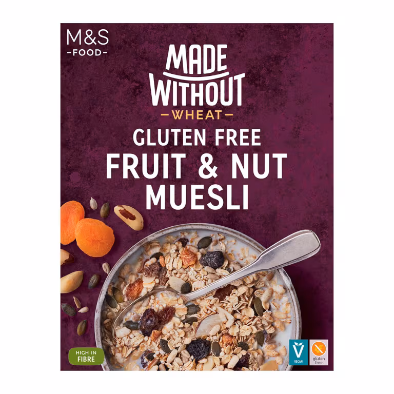 M&S Made Without Wheat Fruit and Nut Muesli