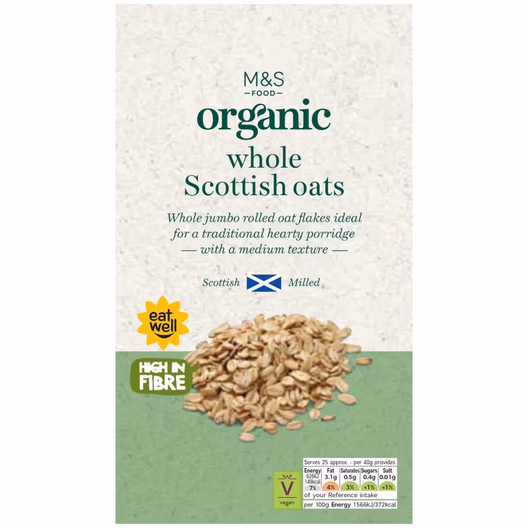 M&S Organic Whole Scottish Oats