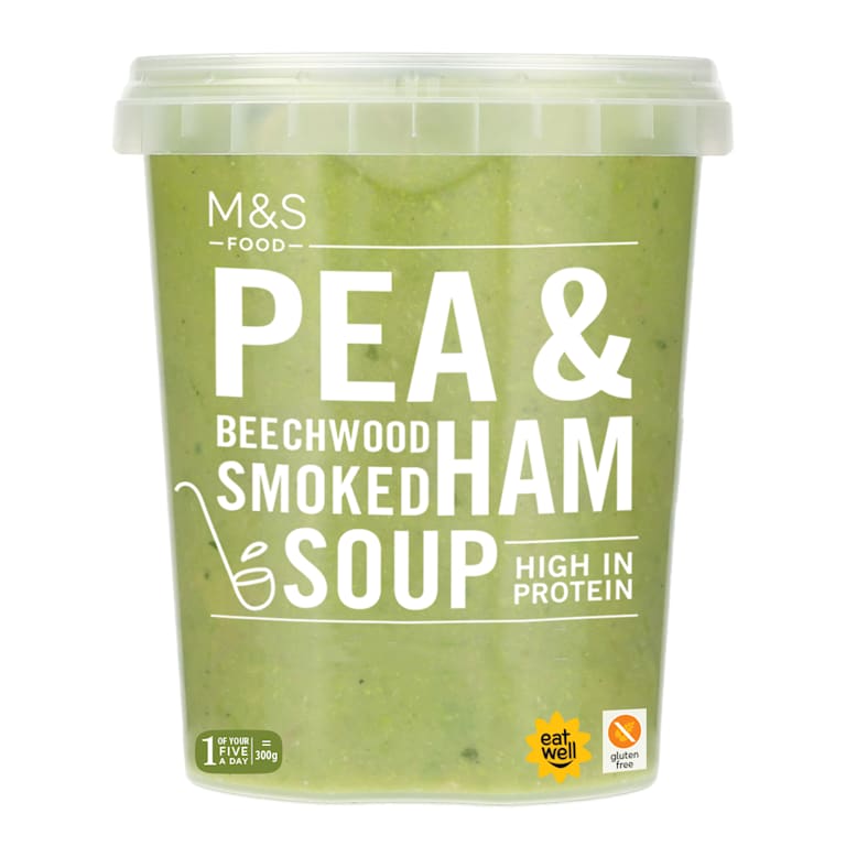 M&S Pea and Beechwood Smoked Ham Soup