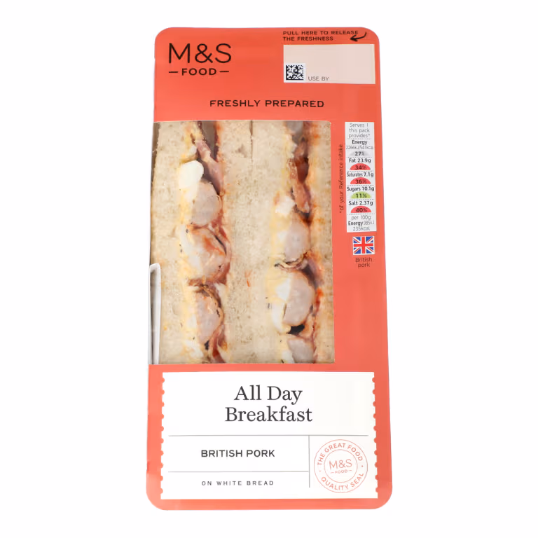 M&S All Day Breakfast Sandwich