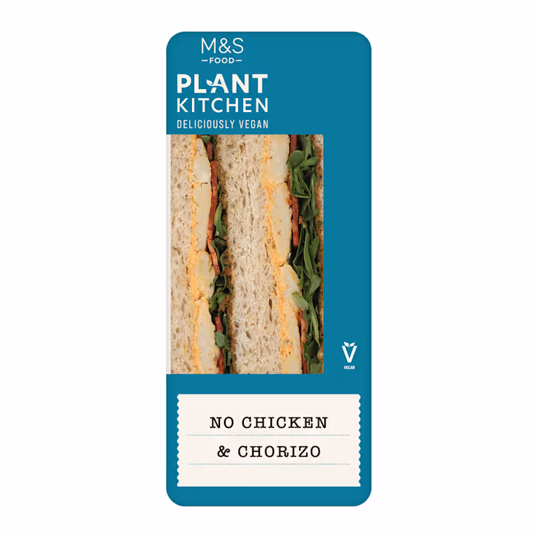 M&S Plant Kitchen No Chicken & Chorizo Sandwich