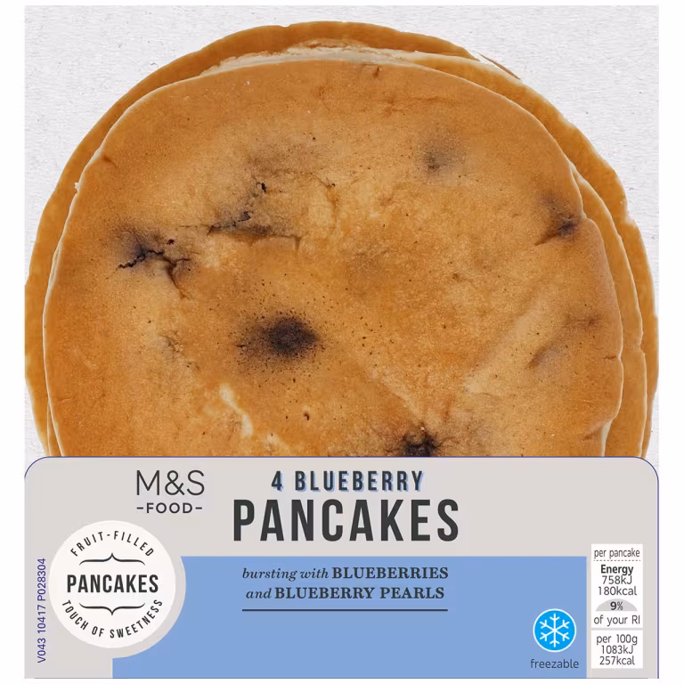 M&S Blueberry Pancakes