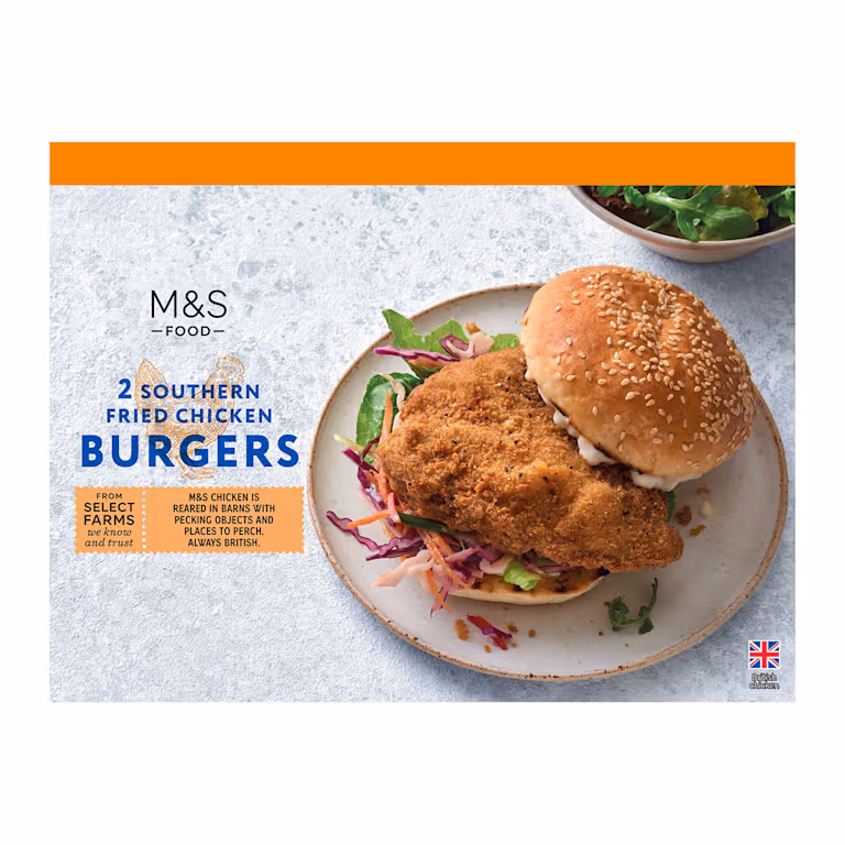 M&S Southern Fried Chicken Burgers