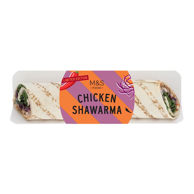 M&S Chicken Shawarma Wrap