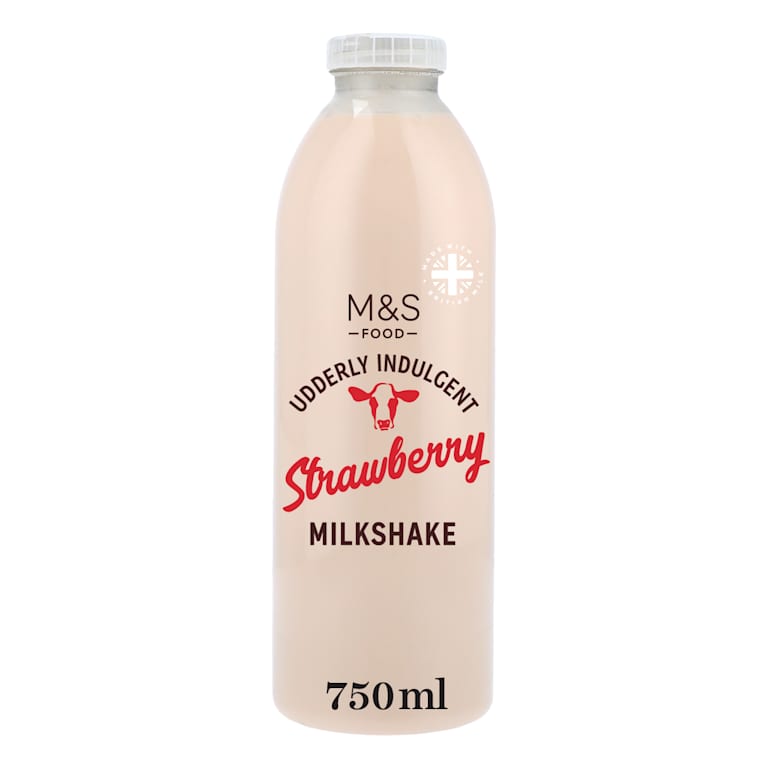 M&S British Strawberry Milkshake