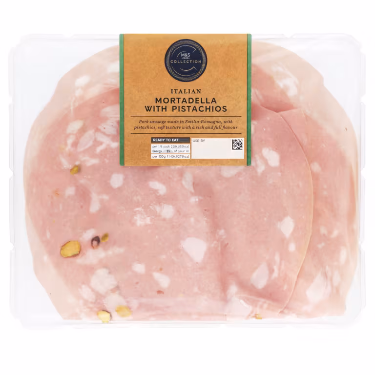 M&S Collection Italian Mortadella with Pistachios