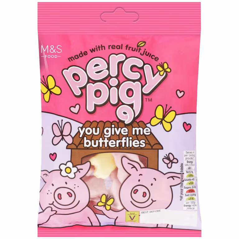 M&S Percy Pig You Give Me Butterflies