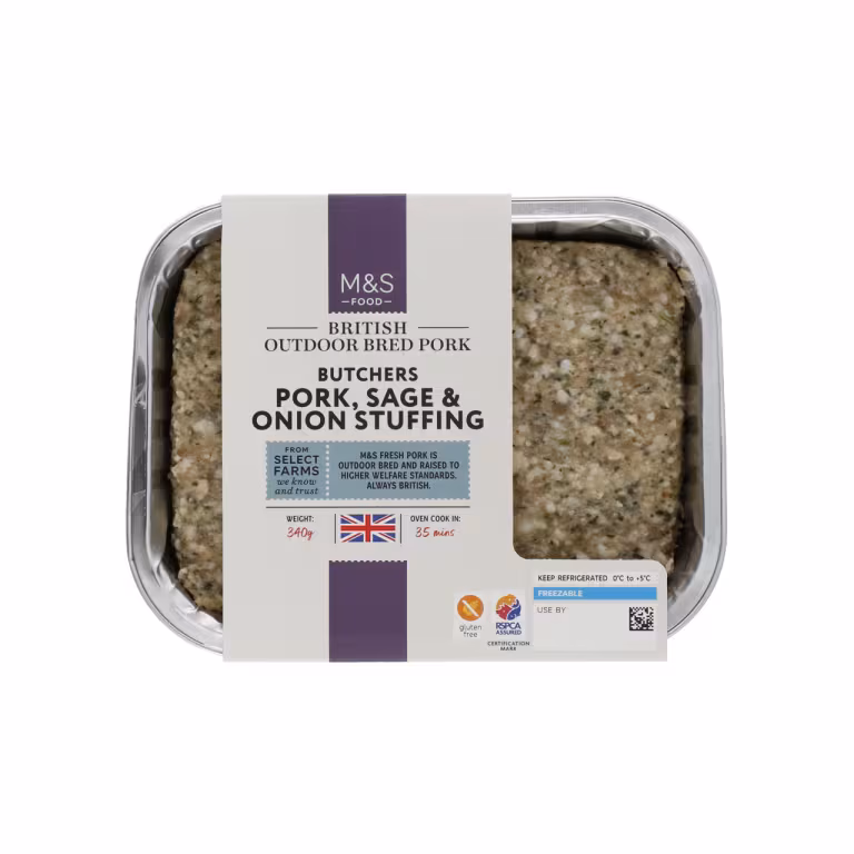 M&S British Outdoor Bred Pork, Sage and Onion Stuffing
