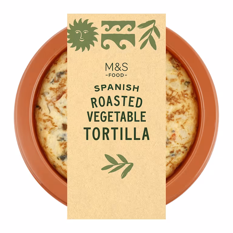 M&S Spanish Roasted Red Pepper & Vegetable Tortilla