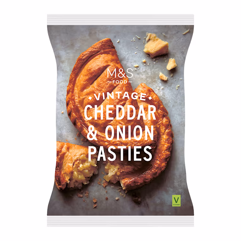 M&S Vintage Cheddar and Onion Pasties