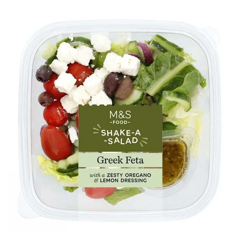 M&S Greek Feta Shake-A-Salad