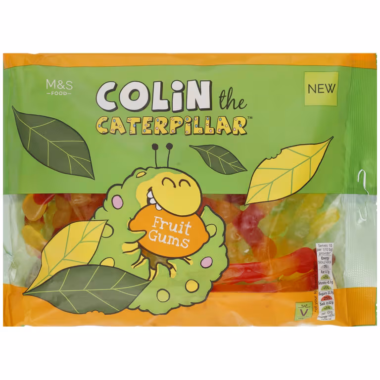 M&S Colin the Caterpillar Fruit Flavour Gums
