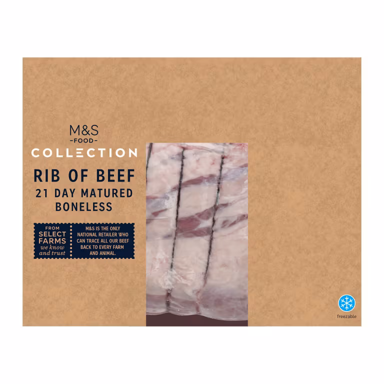 M&S Collection 21 Day Matured Boneless Rib of Beef