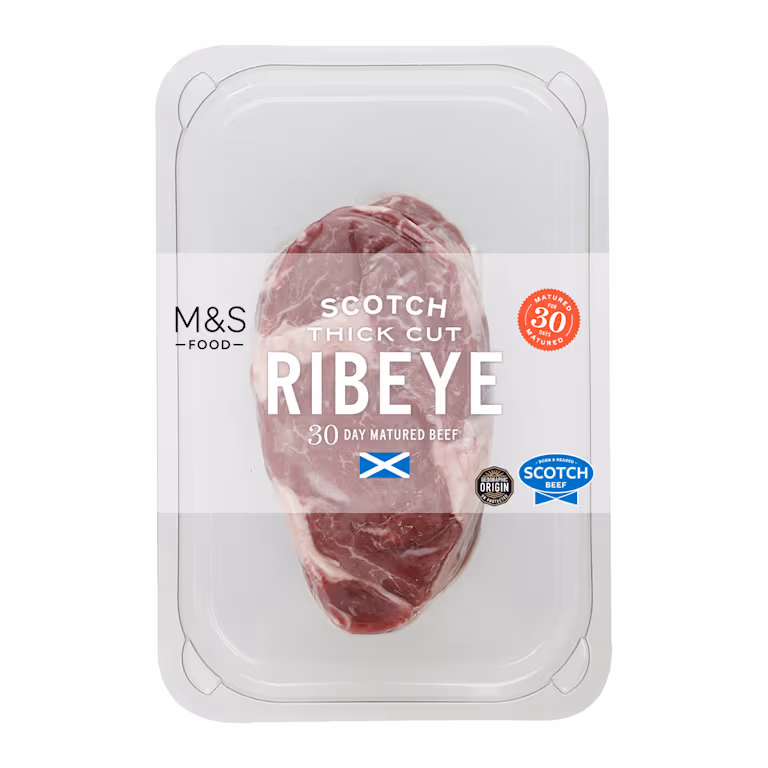 M&S Scotch Beef Thick Cut Ribeye Steak