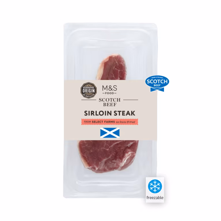 M&S Scotch Beef Sirloin Steak