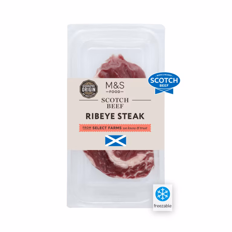 M&S Scotch Beef Ribeye Steak