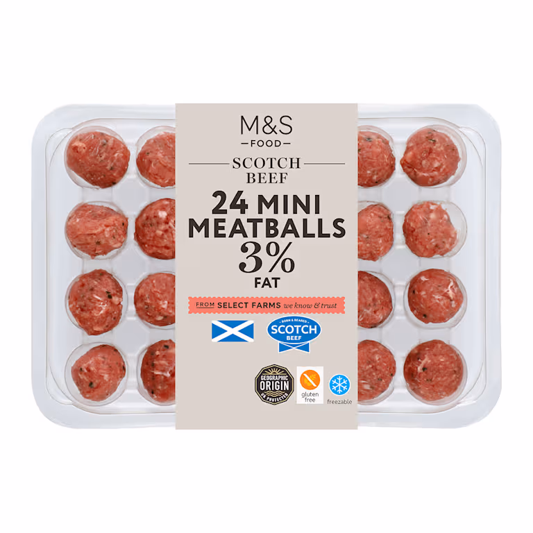 M&S Scotch Beef Mini Meatballs