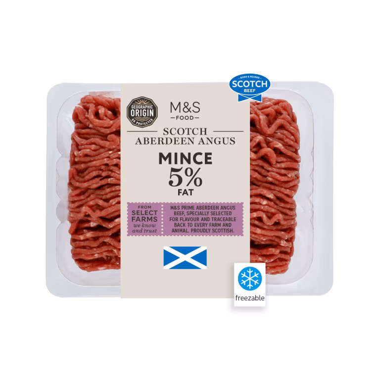 M&S Scotch Aberdeen Angus Mince 5% Fat