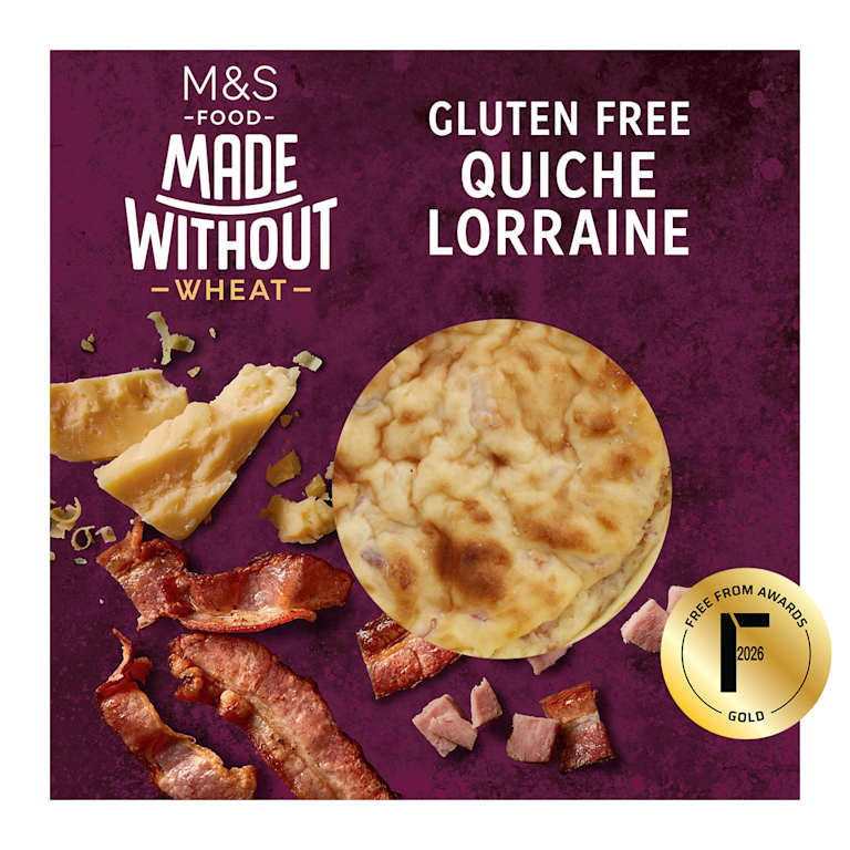 M&S Made Without Wheat Quiche Lorraine