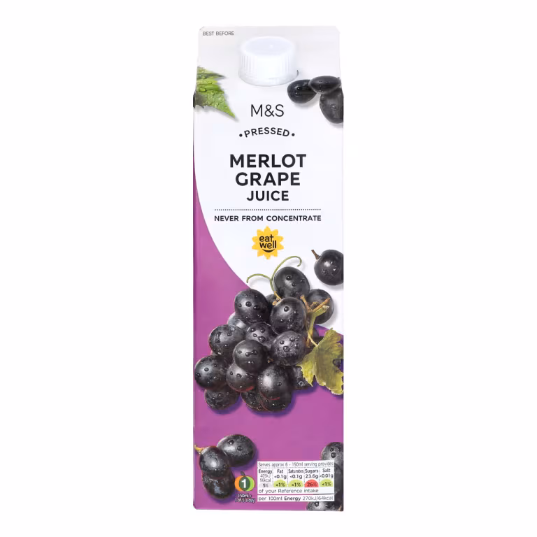 M&S Pressed Merlot Grape Juice