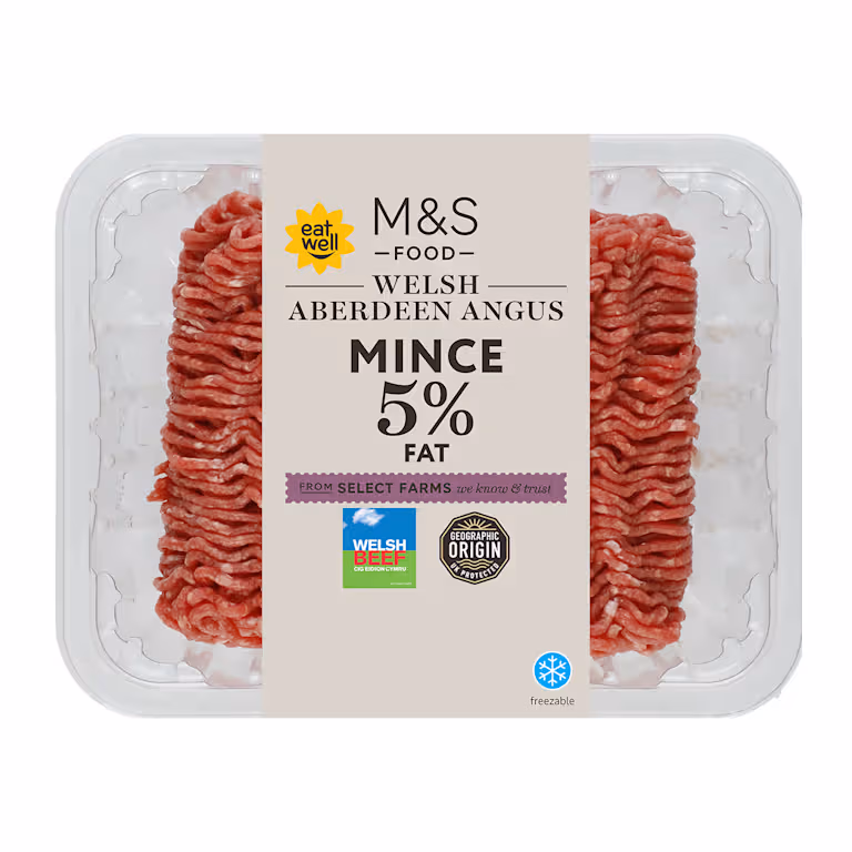 M&S Welsh Aberdeen Angus Beef Mince 5% Fat