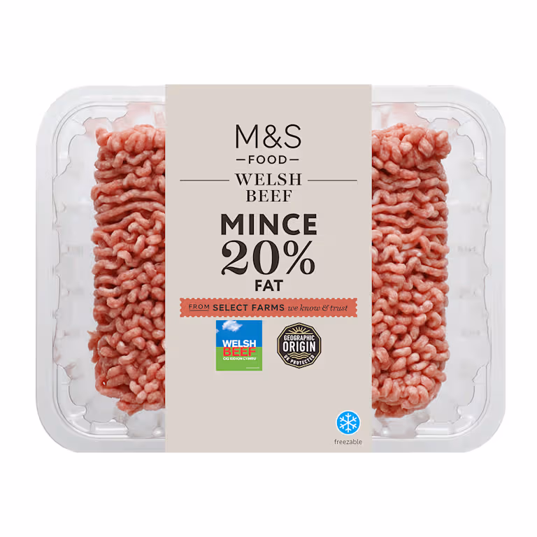 M&S Welsh Beef Mince 20% Fat